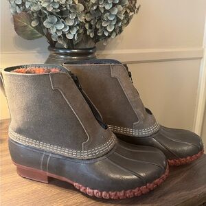 L.L. Bean Men’s Fleece lined Zip boots